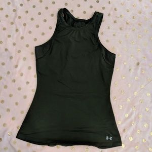 SOLD - Army Green Under Armour Workout Top